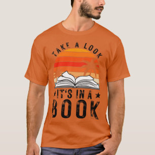 T-shirt Regardez son livre dans un livre 10