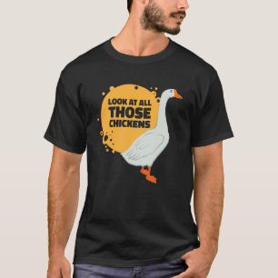 T-shirt Regardez toutes ces oies de ferme animales de poul