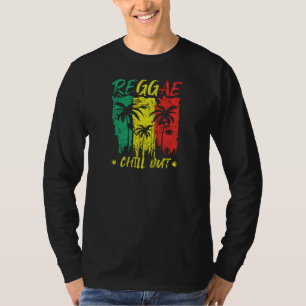 T-shirt Reggae Chill Out Design for Jamaica Music Fans