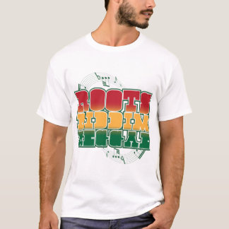 T-shirt Reggae de Riddim de racines