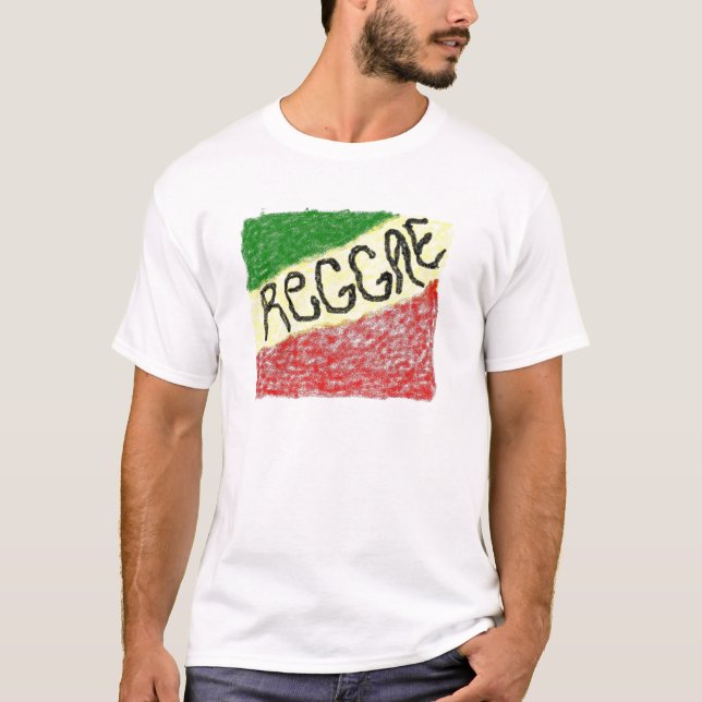 T-shirt Reggae Drapeau (Devant)