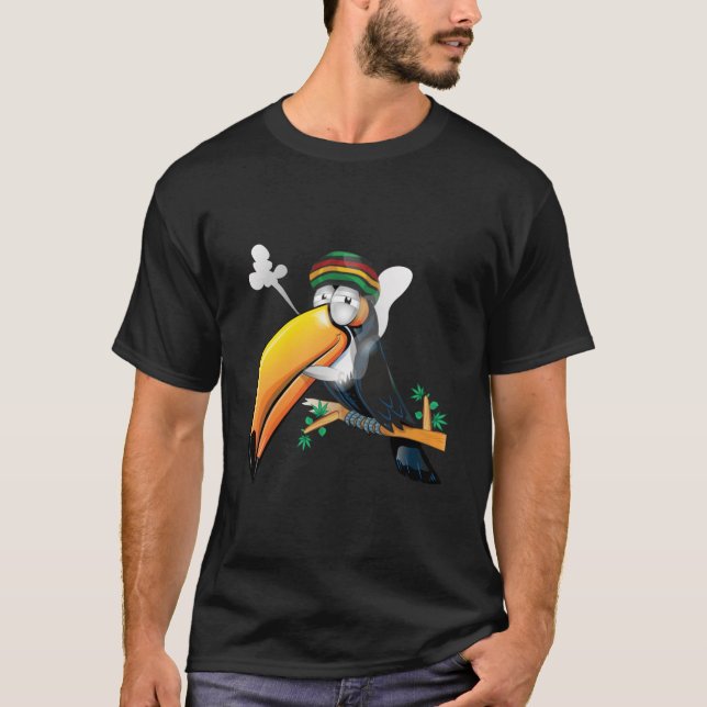 T-shirt Reggae Music Bob Marley Rasta Jamaïque (Devant)