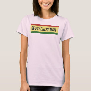 T-shirt REGGAENERATION ; Reggae, hippie, Rasta,