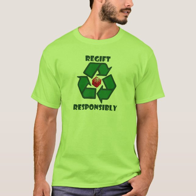 T-shirt Regift de façon responsable (Devant)