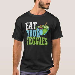 T-shirt Régime Basé Sur Le plante Manger Plus Légume Cute