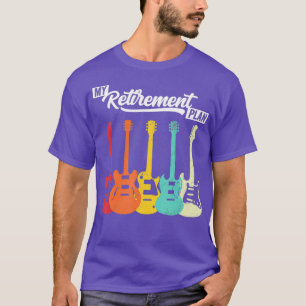 T-shirt Régime de retraite de guitare électrique Professeu