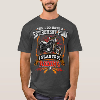 T-shirt Régime de retraite des motocyclettes de motocyclet