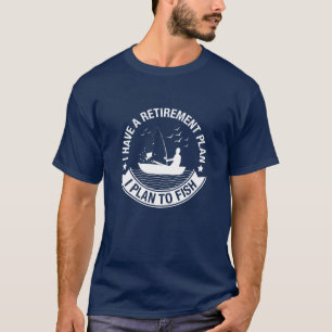 T-shirt Régime de retraite Pêche