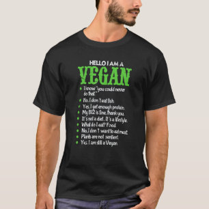 T-shirt Régime végan végétarien à base de plantes Véganism