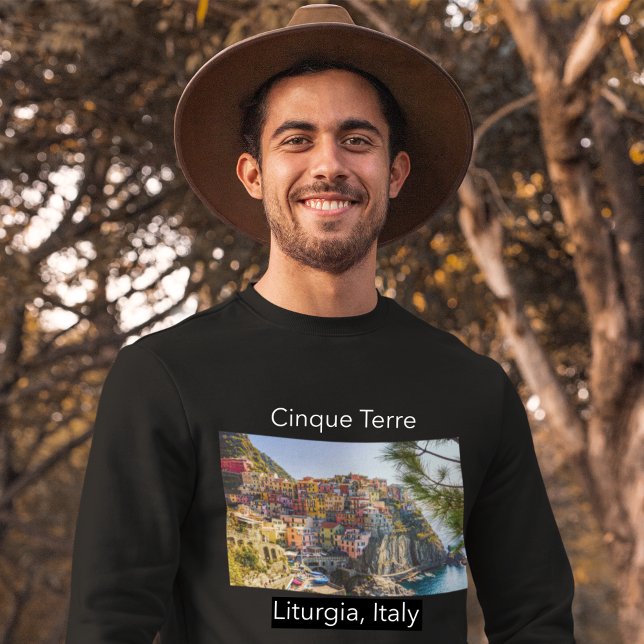 T-shirt Région côtière des Cinque Terre en Ligurie Italie (Créateur téléchargé)