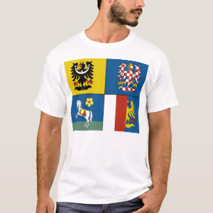T-shirt Région silésienne de Moravian, tchèque