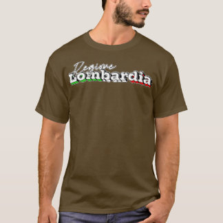 T-shirt Regione Lombardia Retro Design