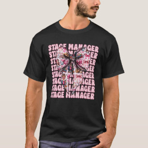 T-shirt régisseur drame théâtre masque acteur théâtre fill