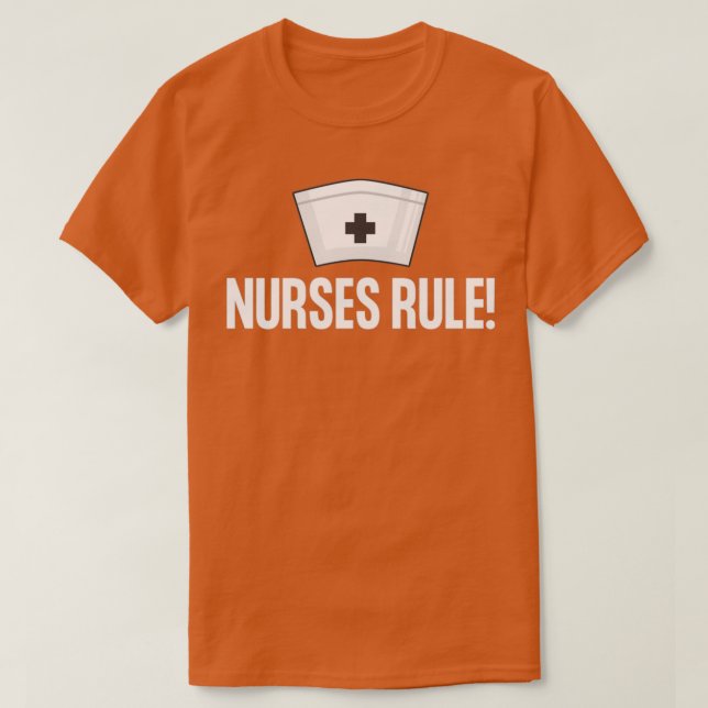 T-shirt Règle 1 des infirmières (Design devant)