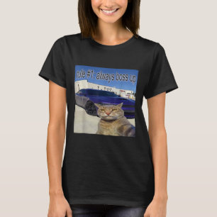 T-shirt Règle 1 Toujours Bosser Drôle Chat Drôle Étrangeme