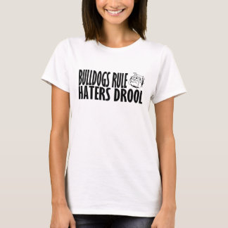 T-shirt Règle de bouledogues