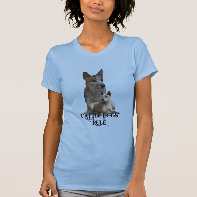 T-shirt Règle de chiens de bétail (Devant)
