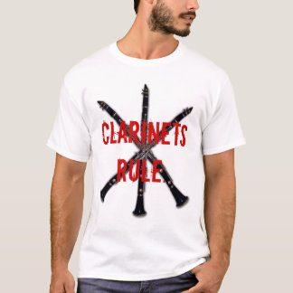 T-shirt Règle de clarinettes