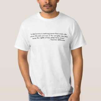T-shirt Règle de foule