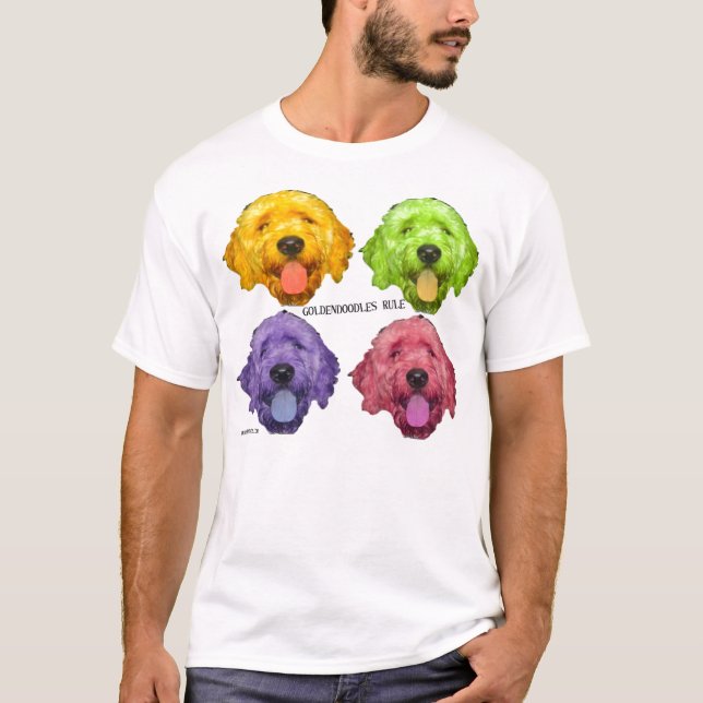 T-shirt Règle de Goldendoodles ! (Devant)