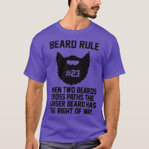 T-shirt Règle de la barbe 23 Quand deux ours traversent le