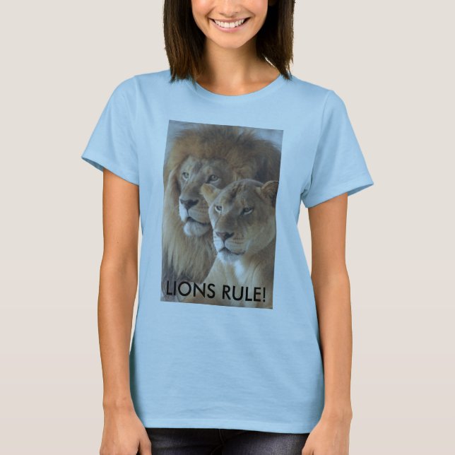 T-SHIRT RÈGLE DE LIONS ! (Devant)