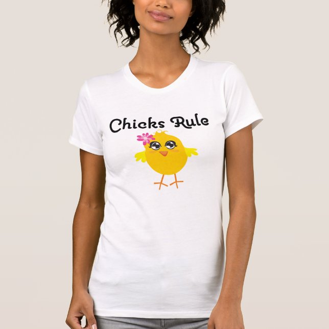 T-shirt Règle de poussins (Devant)