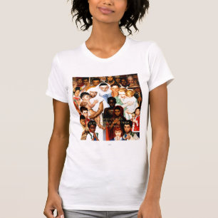 T-shirt Règle d'or (faites à d'autres) par Norman Rockwe