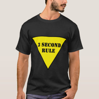 T-shirt règle du signal de ralentissement 3 seconde