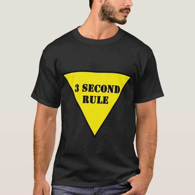 T-shirt règle du signal de ralentissement 3 seconde (Devant)