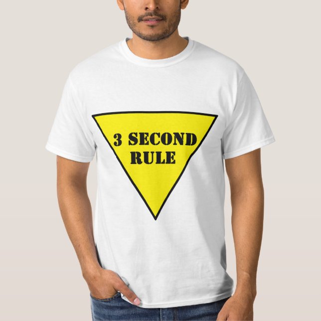 T-shirt Règle du signal de ralentissement 3 seconde (Devant)