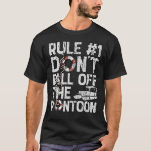 T-shirt Règle numéro 1 Ne tombez pas à l'eau du Fond de ba