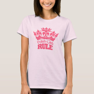 T-shirt Règle polonaise de filles