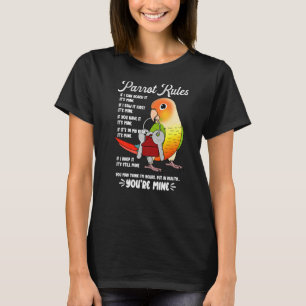 T-shirt Règlement de la maison de perroquets C'est le mien
