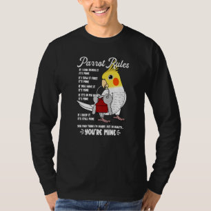 T-shirt Règlement de la maison de perroquets C'est le mien