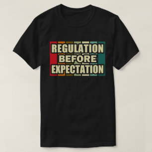 T-shirt Réglementation avant l'attente Neurodiversité