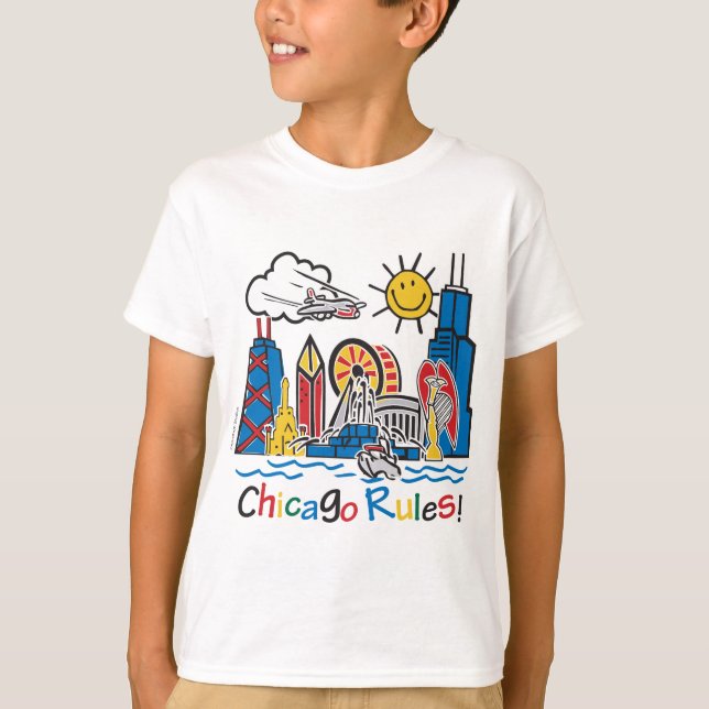 T-shirt Règles de Chicago (Devant)