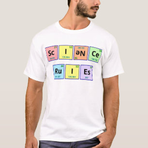 T-shirt Règles de la Science