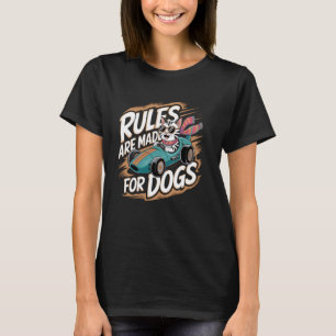 T-shirt Règles drôles pour les amoureux des chats sont fai