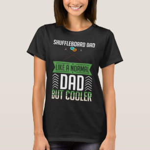 T-shirt Règles du jeu de table de Shuffleboard Court extér