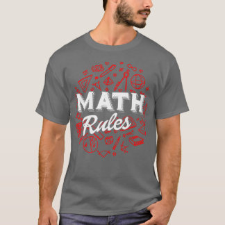 T-shirt Règles mathématiques