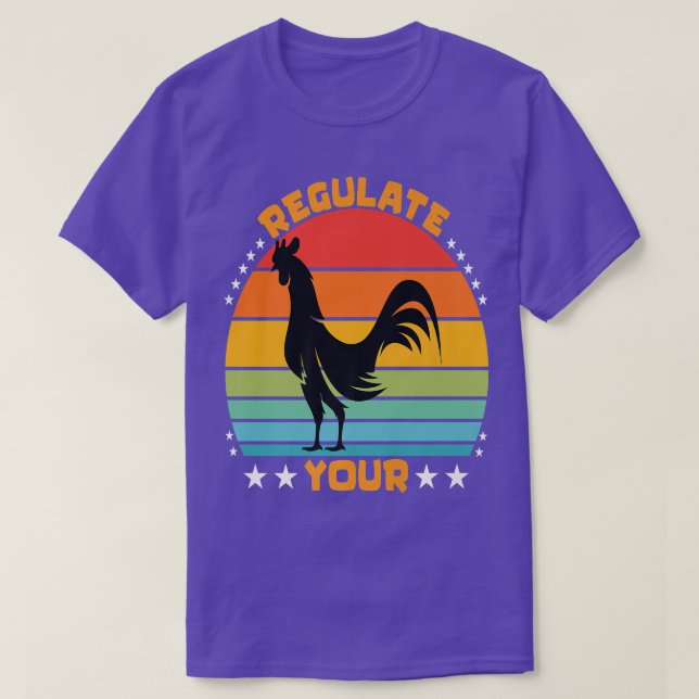 T-shirt Réglez votre chausson Retro Sunset Premium (Design devant)