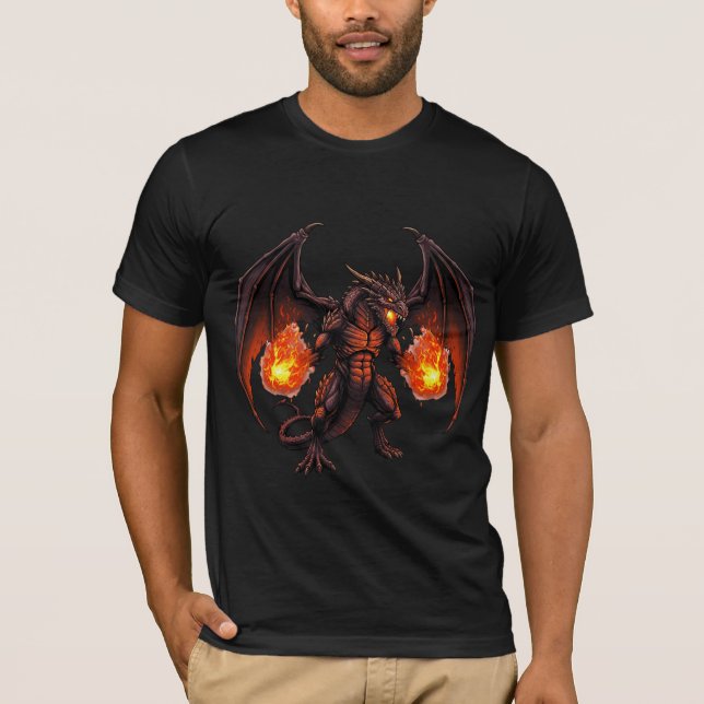T-shirt Règne de feu (Devant)