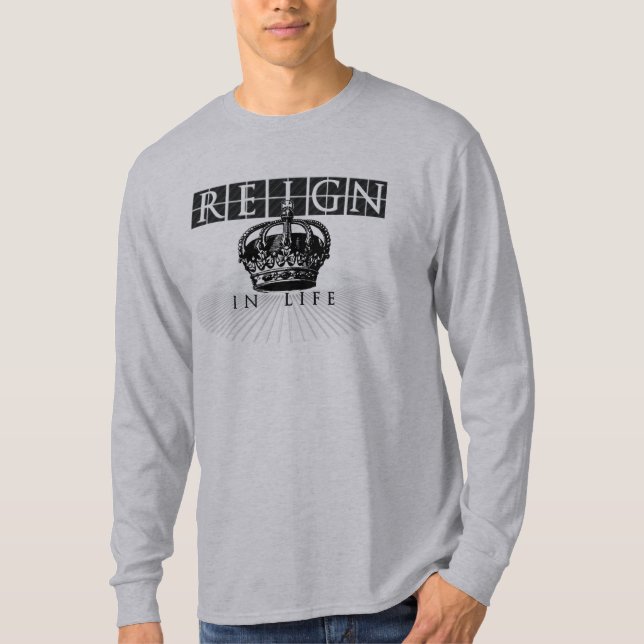 T-shirt RÈGNE v2 de chemise de valeur de royaume (Devant)