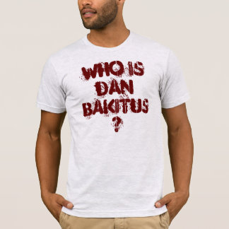T-shirt Régression dépendante de K - qui est Dan Bakitus ?