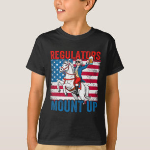 T-shirt Régulateurs Mount Up 4 juillet Jour Indépendant Ét
