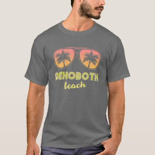T-shirt Rehoboth Beach Delaware Palmiers Vacances en famil