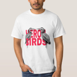 T-Shirt Reiher Vögel