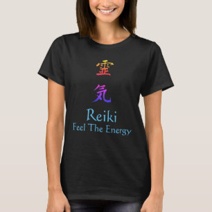 T-shirt Reiki Ressentez l'énergie Arc-en-ciel