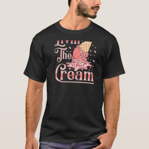 T-shirt Réimpression estivale Crème glacée 1